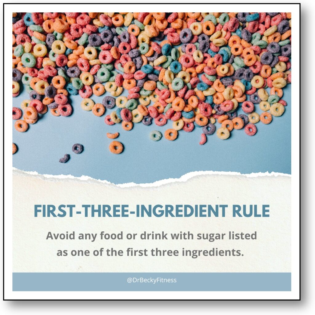 The First-Three-Ingredient Rule