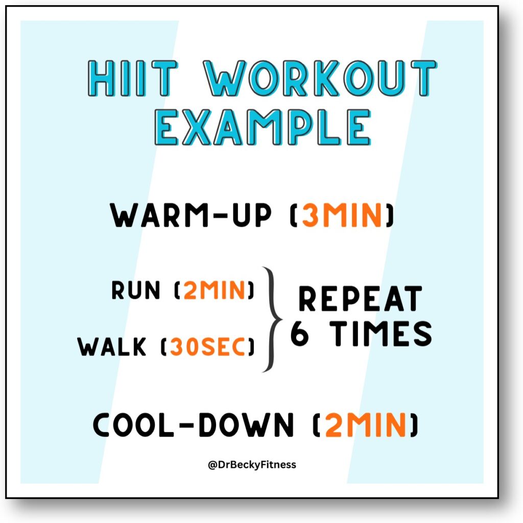 HIIT workout example