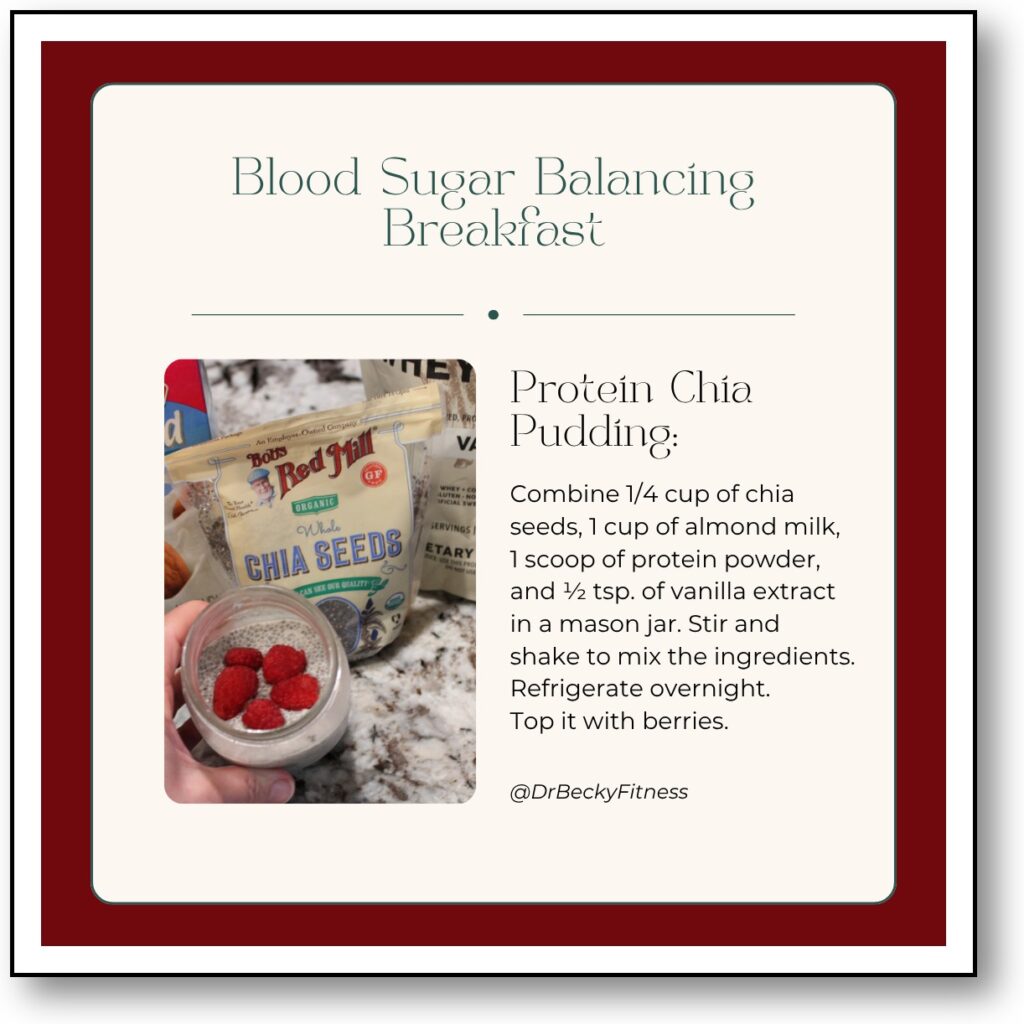 Breakfast Idea #2: Protein Chia Pudding