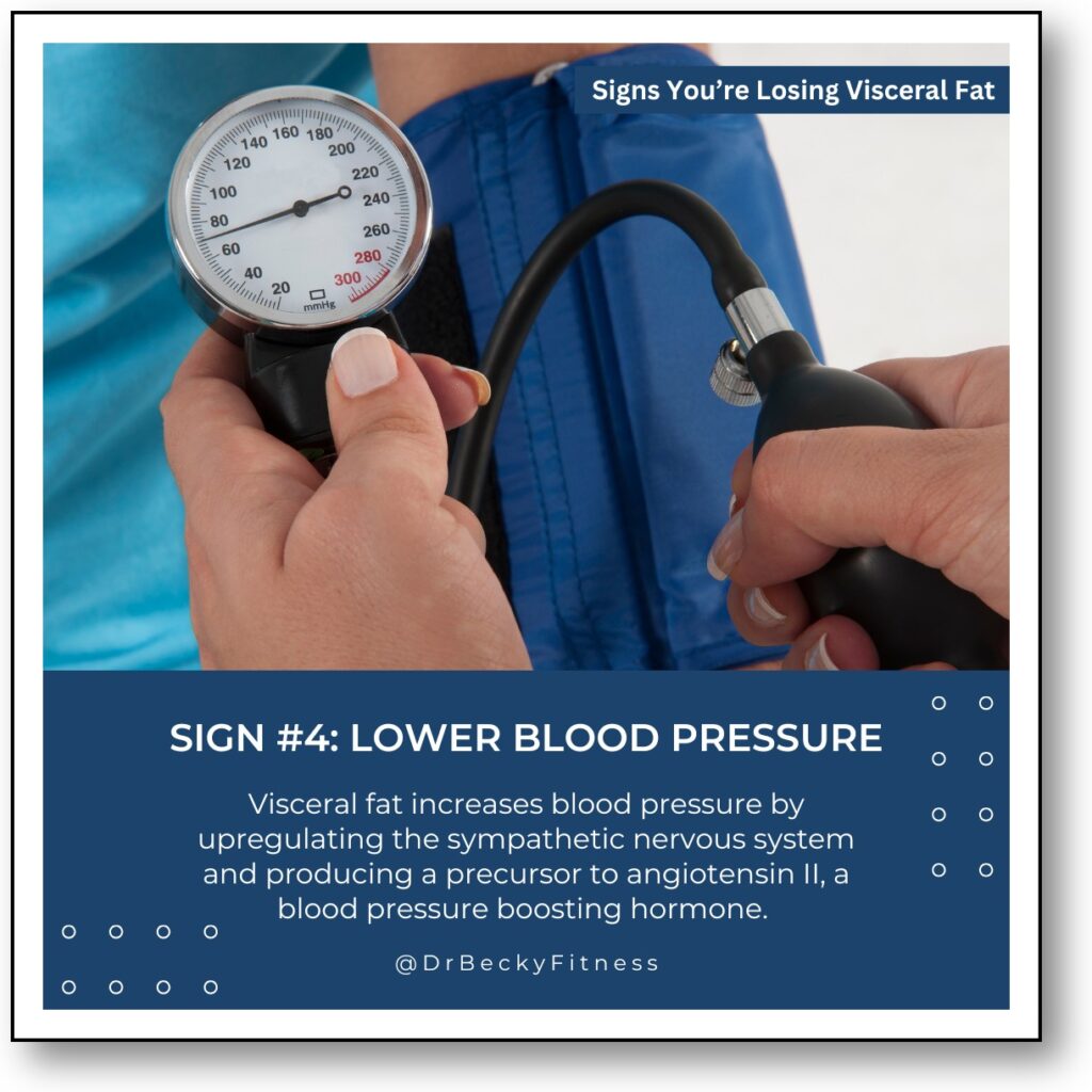 Sign #4: Lower Blood Pressure